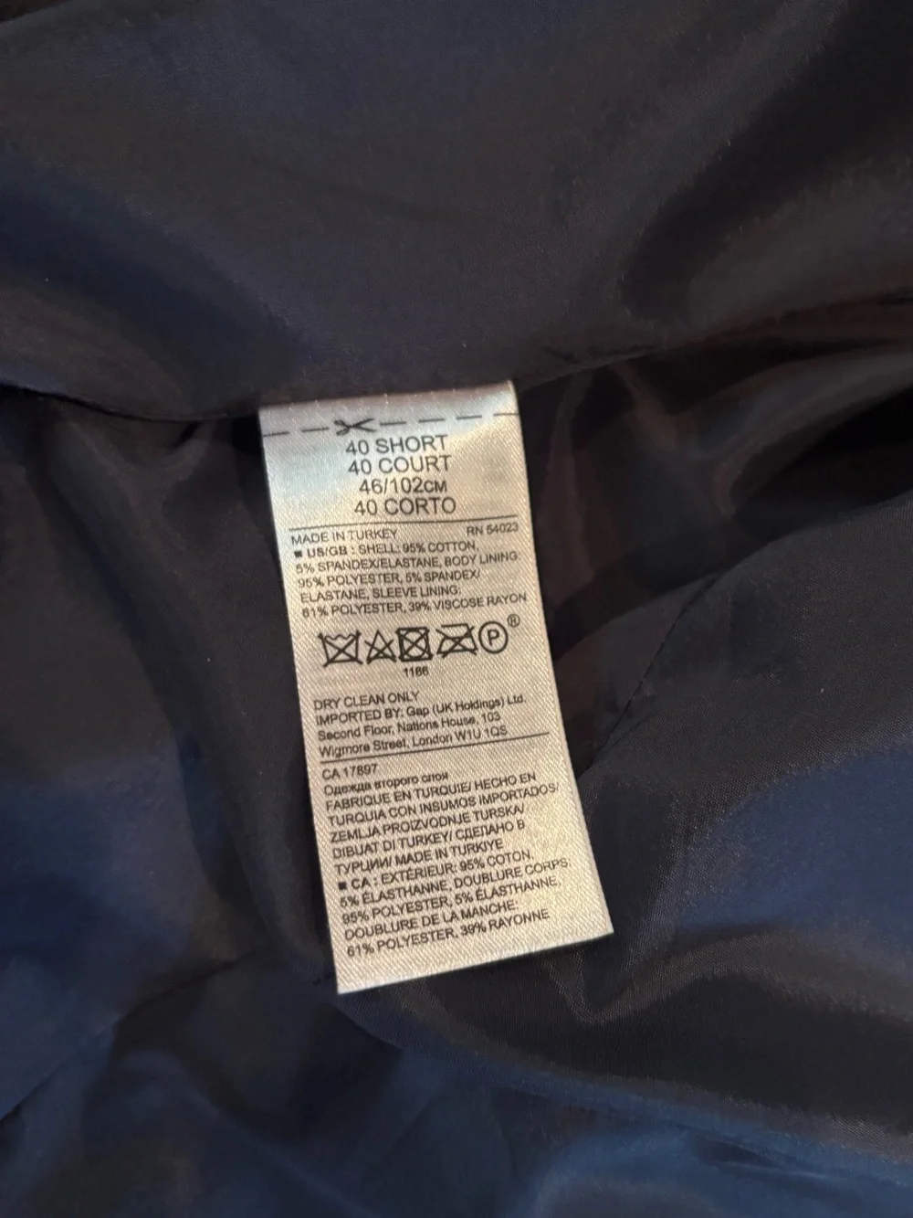 Banana Republic Men’s Sport Coat Blazer  Manteco Italy 40 Short Slim Fit